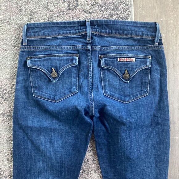 Hudson Jeans Women's Blue Baby Boot Straight Leg Denim Jeans Sz 26 - Picture 4 of 5